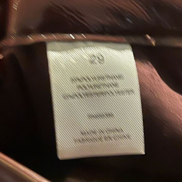 Blue Revival UNREAL PATENT LEATHER TROUSER IN MAHOGANY - Picture 9 of 11